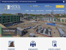 Tablet Screenshot of mistickconstruction.com